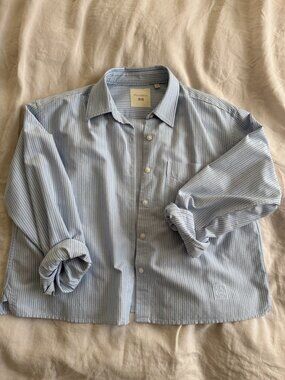 JW Anderson X Uniqlo Oxford Boxy Crop